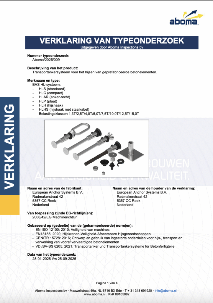 Aboma Typeverklaring HL