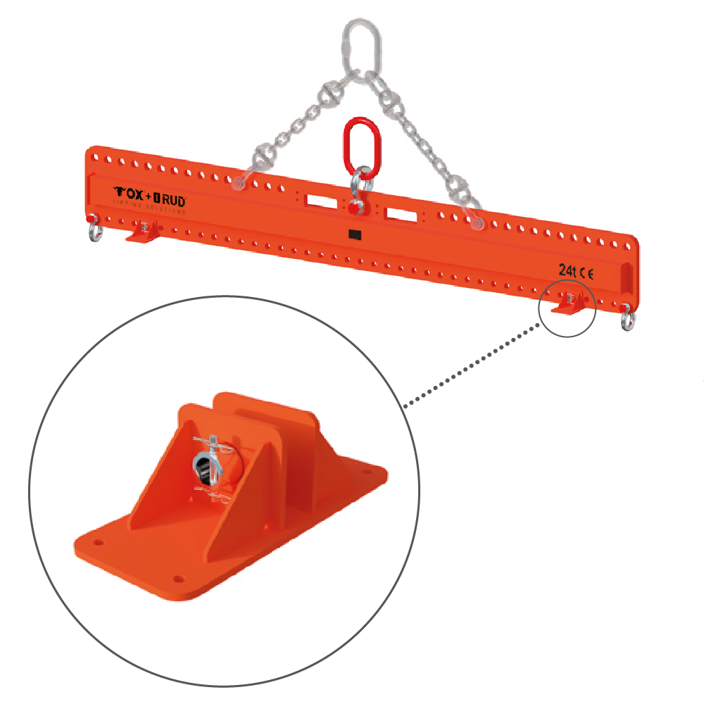 Multi-lug Lifting Beam 6 OX Multi Lug Support